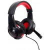 GEM Gembird GHS-U-5.1-01 Slúchadlá/Headset Káblový hlavový most Gaming čierny, červený