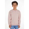 Detský sveter Tommy Hilfiger ružová farba, tenký KS0KS00534.PPYH 116