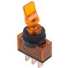 CABLETECH Prepínač páčkový ASW-14D 3pin oranžový