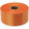 Saténová stuha oranžová pre termotransférovú tlač