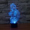 Beling 3D lampa, Nindža korytnačka, 7 farebná S344