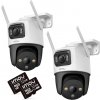 Sada 2 IP kamier IMOU Cruiser Dual 10MP (5MP + 5MP) s 32GB pamäťovými kartami