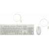 HP 225 Wired Mouse and Keyboard Combo G2, bílá - CZ/SK AW5S6AA#BCM (AW5S6AA#BCM)