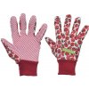 Záhradné rukavice KIXX Fresh Fruit (Bavlna/PVC body), protišmykový úchop, na presádzanie a siatie, EN 420 Ideálne pre presádzanie, siatie a ľahké hobby práce.