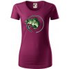 Ryba s prútom - Dámske tričko z organickej bavlny Origin (GOTS) - XS ( Fuchsiová )