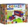 TREFL 61973 Connect 2v1 tehly - Autobus / auto s návesom