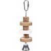 Trixie Natural Living-drevené kolieska, lávový kameň pre vtáky 16cm
