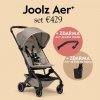 JOOLZ AER+ kočík | Stone Grey l SET s madlom a držiakom na nápoj