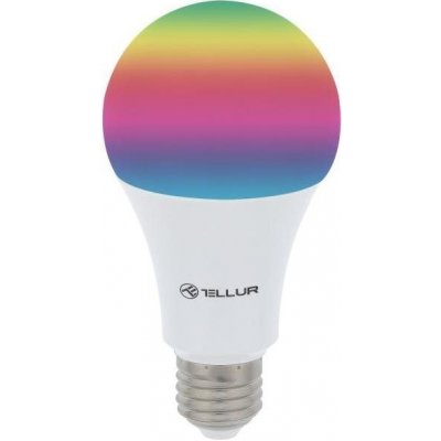 Tellur LED žiarovka WiFi Smart RGB žiarovka E27, 10 W, biela, teplá biela