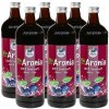 Arónie BIO (čierny žeriav, jarabina), 100% priamo lisovaná šťava, 6x0,7 litra