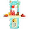 KIK Detská kuchynka v kufríku fast food hamburger set zmrzlina hranolky 55cm