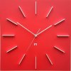 Dizajnové nástenné hodiny Future Time FT1010RD Square red 40cm