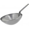 de Buyer Wok MINERAL B 28 cm, s plochým dnom, železný