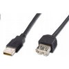 PremiumCord kupaa2bk USB 2.0, prodlužovací, A-A, 2m, černý