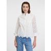 Biela dámska blúzka s ozdobnými detailmi ORSAY 38