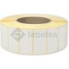 Labelea Samolepiace TERMO etikety 50x25 mm biele papierové, 4000 etikiet na rolke, Farba etikiet Biela, Vnútorný priemer dutinky 76 mm ETM050025W040V