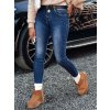 Dámske úzke džínsy JEANLIFE modré Dstreet UY2195 Farba: modrá - svetlo, Veľkosť: 27