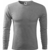 Malfini tričko s dlhým rukávom Merino Rise LS tmavošedý melír