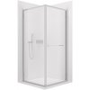 CERANO - Sprchovací kút Versaro L/P - 6 mm - chróm, transparentné sklo - 80x80 cm - zasúvací