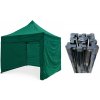 TENTino Nožnicový párty stan 3x3 m STEEL HEXAGON Farba opláštenia: 9A - ZELENÁ