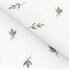 Goldea bavlnené plátno - olivové lístky 160 cm