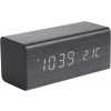 Dizajnový LED budík - hodiny 5652BK Karlsson 16cm (8714302612381)
