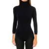 Intimidea Tričká s dlhým rukávom 210277-NERO Čierna