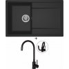 Elleci LIFE 300 G40 full black + Deante NEO LUNO BOC N72M čierna matná