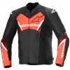 Bunda FASTER 3 AIRFLOW, ALPINESTARS (čierna/červená fluo) 2025 Veľkosť: 48