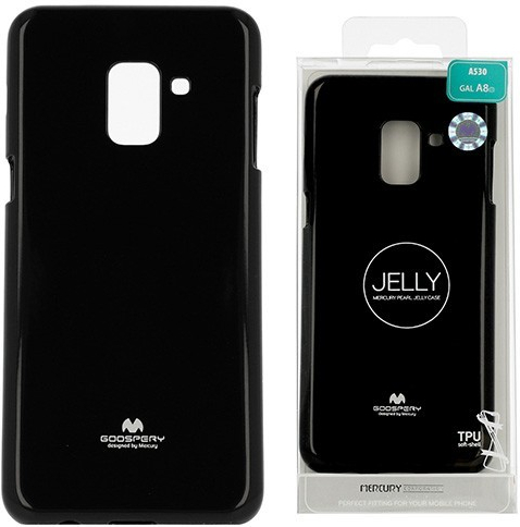 Púzdro Mercury Jelly Samsung A530 Galaxy A8 2018/A5 2018 čierne