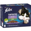 FELIX Fantastic cat Multipack výber so zeleninou želé kapsičky pre mačky 12x85g