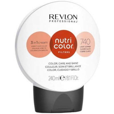 Revlon Nutri Color Filters Barevná maska na vlasy 740 Light copper 240 ml