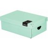 oxybag krabica lamino malá - 35,5 x 24 x 9 cm - PASTELINI Zelená
