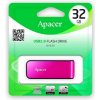Apacer USB flash disk, USB 2.0, 32GB, AH334, ružový, AP32GAH334P-1, USB A, s výsuvným konektorom