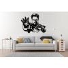 Lepy.sk Samolepka na stenu Iron Man bez helmy Velikost (šírka x výška): l20x91cm, Farebná varianta: Ľadová modrá
