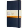 Moleskine Zápisník Classic L A5 Mäkká väzba Tmavomodrý