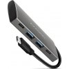 AXAGON HMC-4G2, USB 3.rozbočovač 2 Gen 2 10 Gb/s, 2x USB-A, 2x USB-C, 13 cm kábel USB-C