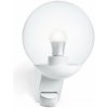 Nástenná lampa STEINeL 005917 - Vonkajšie nástenné svietidlo so senzorom L585S 1xE27/60W biela IP44 (49484)