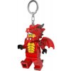 LEGO svietiaca kľúčenka - Červený drak (LGL-KE196H)