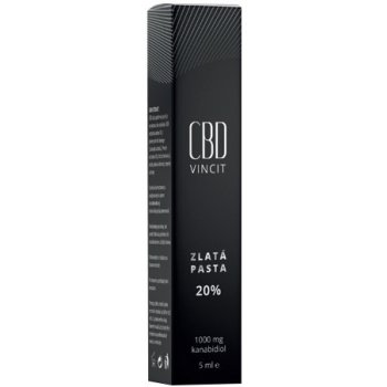 CBD Vincit zlatá pasta 20 % 5 ml