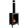 Biokominki GMT Voľne stojaci biokrb 44 x 136 x 31 cm čierny