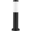 Okrúhly osvetľovací stĺpik SuperLED E27 45 cm čierny