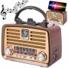 Sieťovo-batériové rádio AM, FM RADIO NA KORBKĘ Rádio Retro Baterka