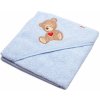 Baby Nellys Froté osuška s kapucňou 80x80cm Sweet dreams by TEDDY modrá