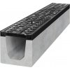 Gutta betonový žlab D400 s litinovou mříží H200 d. 1000 x š. 150 x v. 200 mm