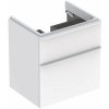Geberit Smyle Square skrinka 58.4x47x61.7 cm závesná kúpeľňová skrinka pod umývadlo biela 500.352.00.1