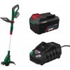 Parkside® Aku strunová kosačka 20 V Prta 20-Li D3 + Rýchlonabíjačka akumulátora 20 V/4,5 A + Akumulátor 20 V/4 Ah (800012957)