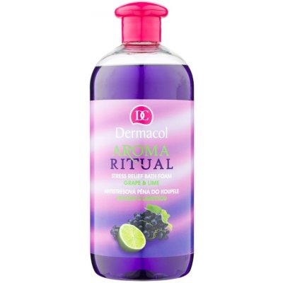 Dermacol Aroma Ritual Hrozno s limetkou antistresová pena do kúpeľa 500 ml