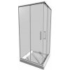 Jika Lyra plus Sprchovací kút 78-80x78-80 cm, biela/číre sklo H2513810006681
