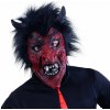 Maska čert s vlasmi dospelá